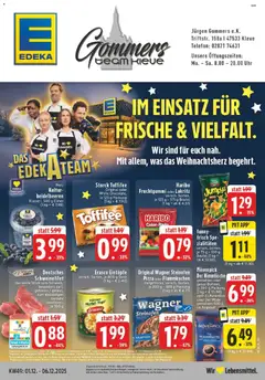 Vorschau von dem Prospekt des Geschäftes Edeka, gültig ab dem 01.12.2025