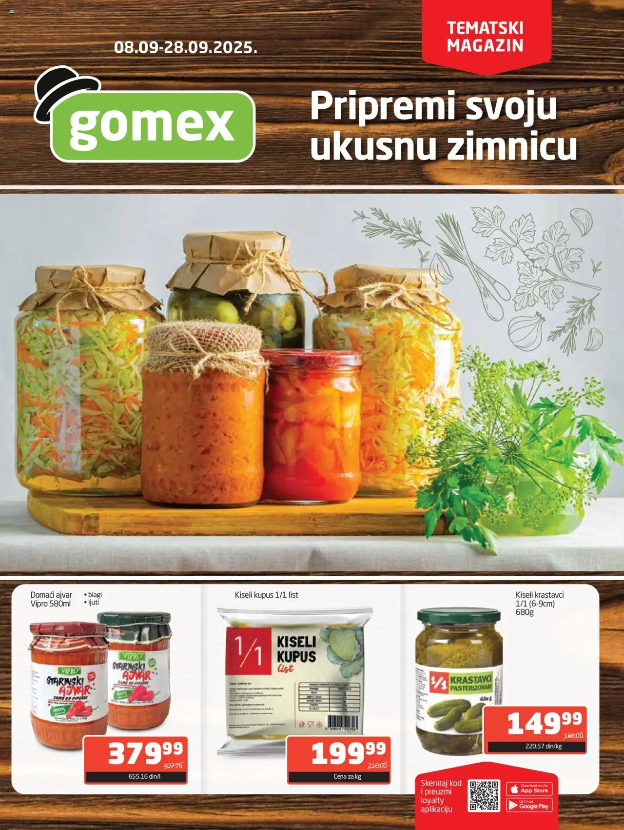 Gomex katalog važi od 08.09.2025 - stranica 1