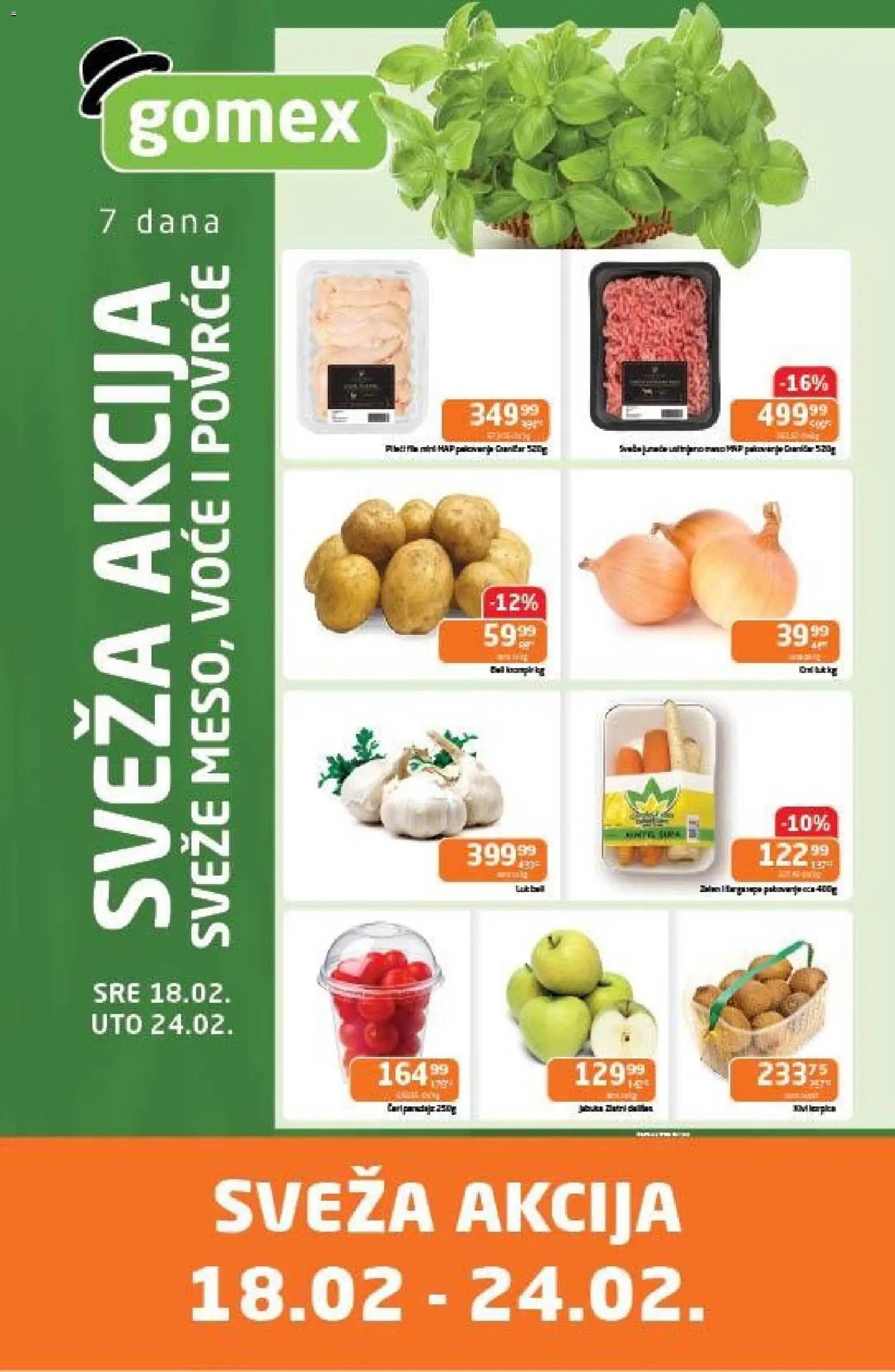 Pregled Gomex kataloga - važi od 18.02.2026