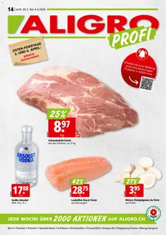Vorschau des Merkblatts Aligro aktionen vom Shop Aligro gültig von 30.03.2026 bis 04.04.2026
