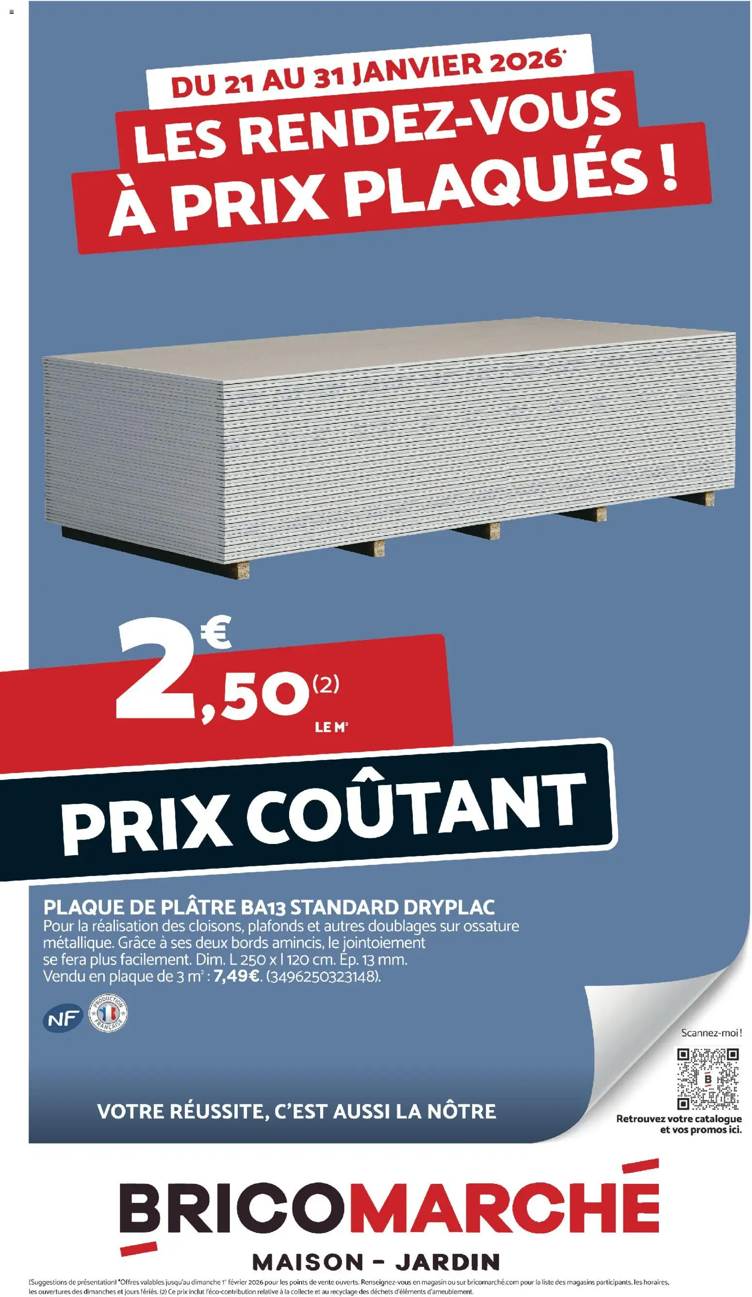 Prévisualisation de Catalogue du magasin Bricomarché formulaire valide 21/01/2026