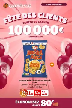 Prévisualisation de Market du magasin Coccinelle formulaire valide 08/10/2025