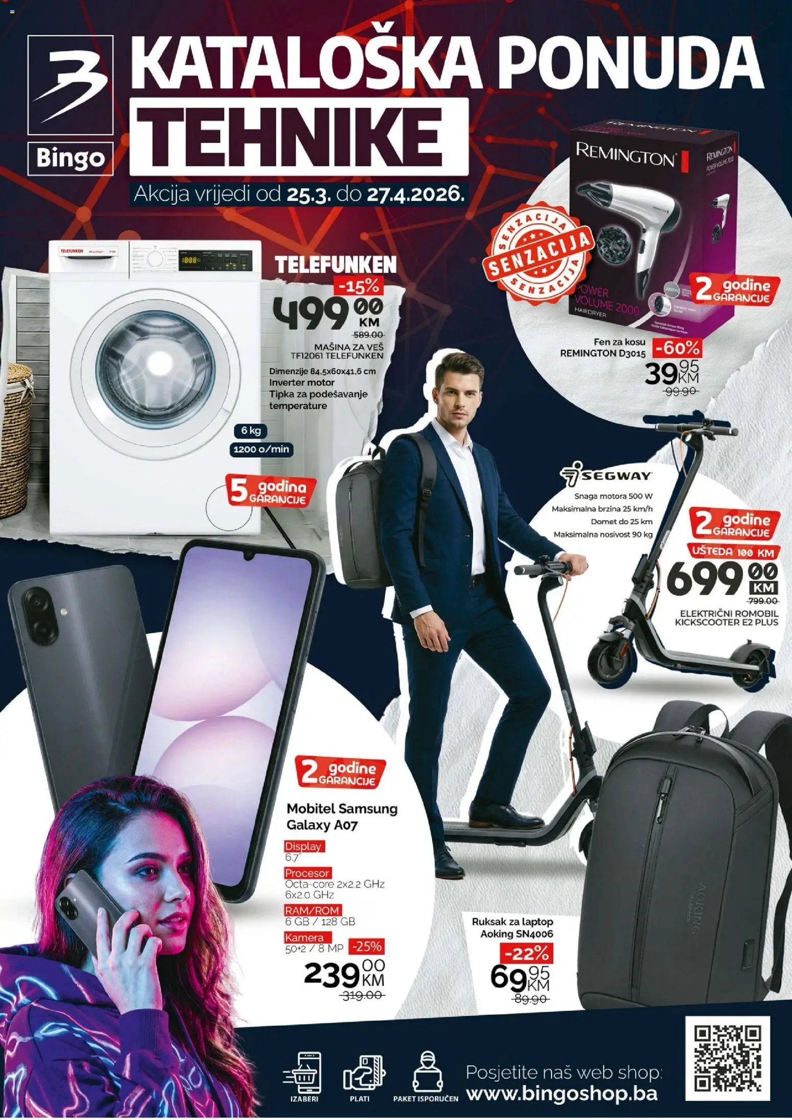 Pregled letka Bingo kataloška ponuda tehnike trgovine Bingo vrijedi od 25.03.2026