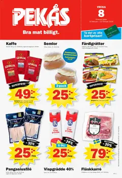 Förhandsgranska reklamblad Aktuella reklamblad Pekås från butik Pekås gäller från 16/02/2026