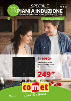Anteprima dell'opuscolo Comet volantino Piani Cottura a Induzione dal negozio Comet valido da 20/03/2026
