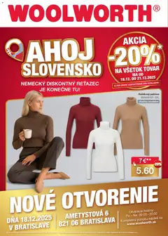 Náhľad Woolworth letáku platného od 15.12.2025