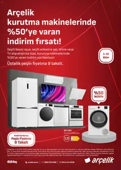Arçelik İklimlendirme Kataloğu 01.10.2025 - Broşürünün önizlemesi