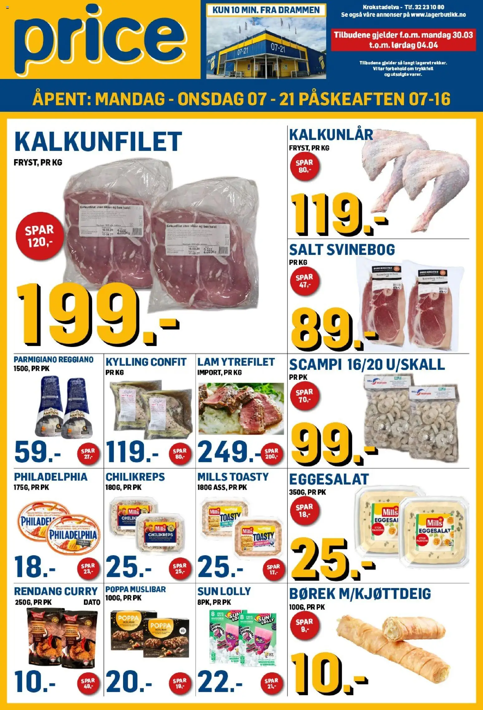Forhåndsvis Price Lagerbutikk kundeavis fra butikk Price Lagerbutikk gyldig fra 30/03/2026