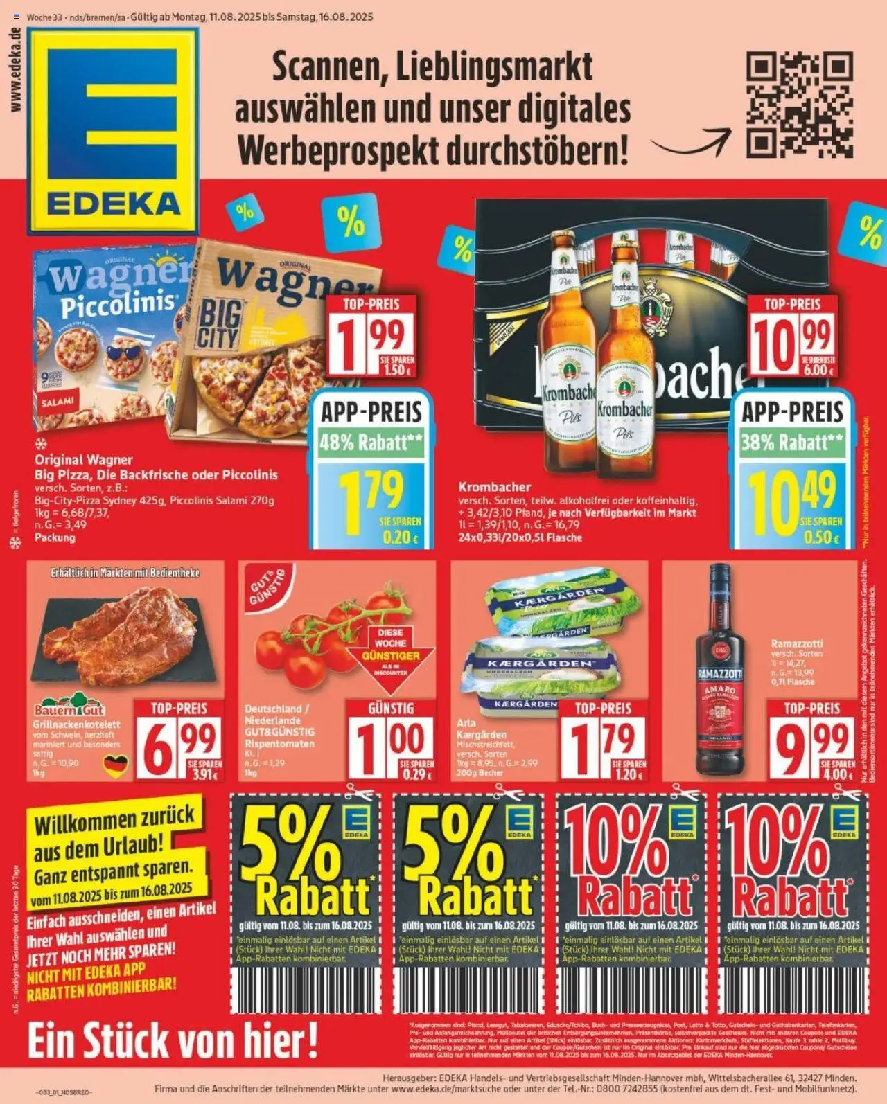 EDEKA Prospekt ab 11.08.2025 - Prospekt Online