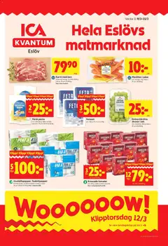Förhandsgranska reklamblad Eslöv från butik ICA Kvantum gäller från 09/03/2026