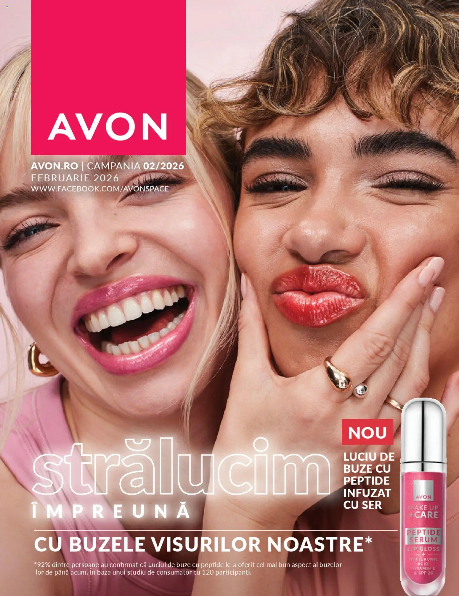 Previzualizarea de cataloage: Avon Catalog 02 2026 valabil de la 01.02.2026 - Luciu de buze, Serum