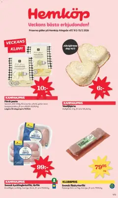 Förhandsgranska reklamblad Aktuella reklamblad Hemköp från butik Hemköp gäller från 09/02/2026