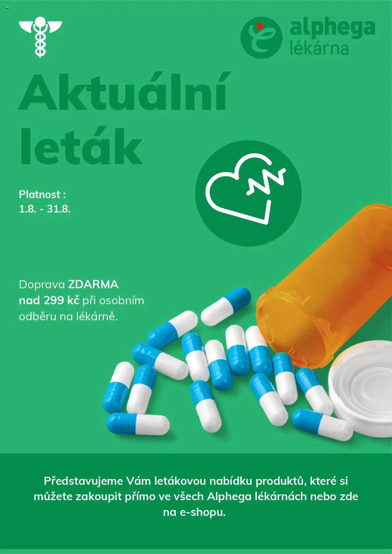  Alphega lékárna Nabídka (01.08.2025 - 31.08.2025)