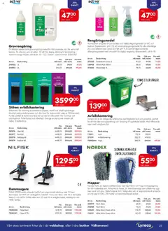 Förhandsgranska reklamblad Aktuella reklamblad Lyreco från butik Lyreco gäller från 30/09/2025 | Sida : 21