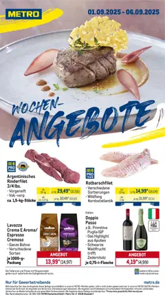 Vorschau von dem Prospekt des Geschäftes Metro, gültig ab dem 01.09.2025