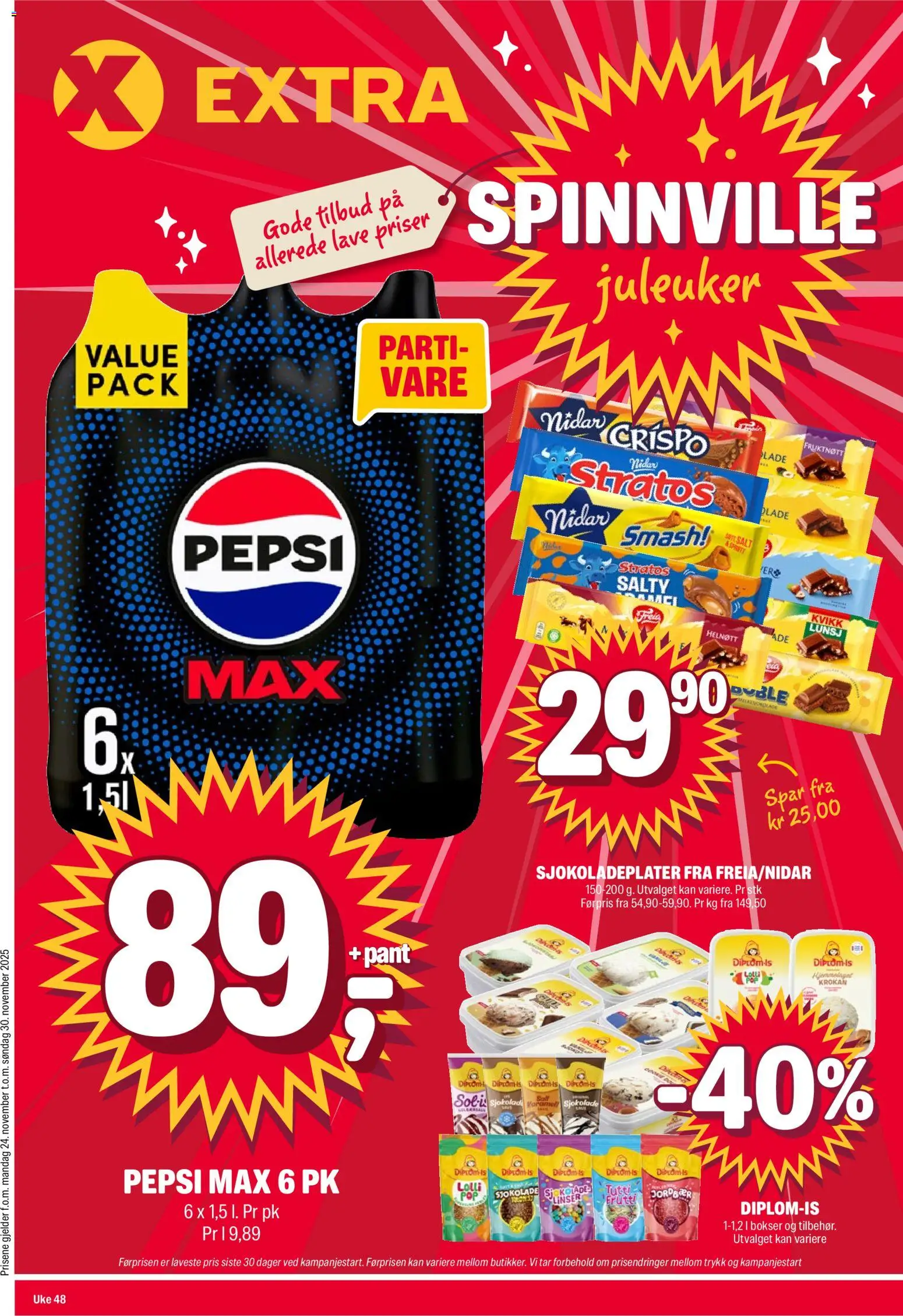 Forhåndsvis Kundeavis fra butikk Coop Extra gyldig fra 24/11/2025