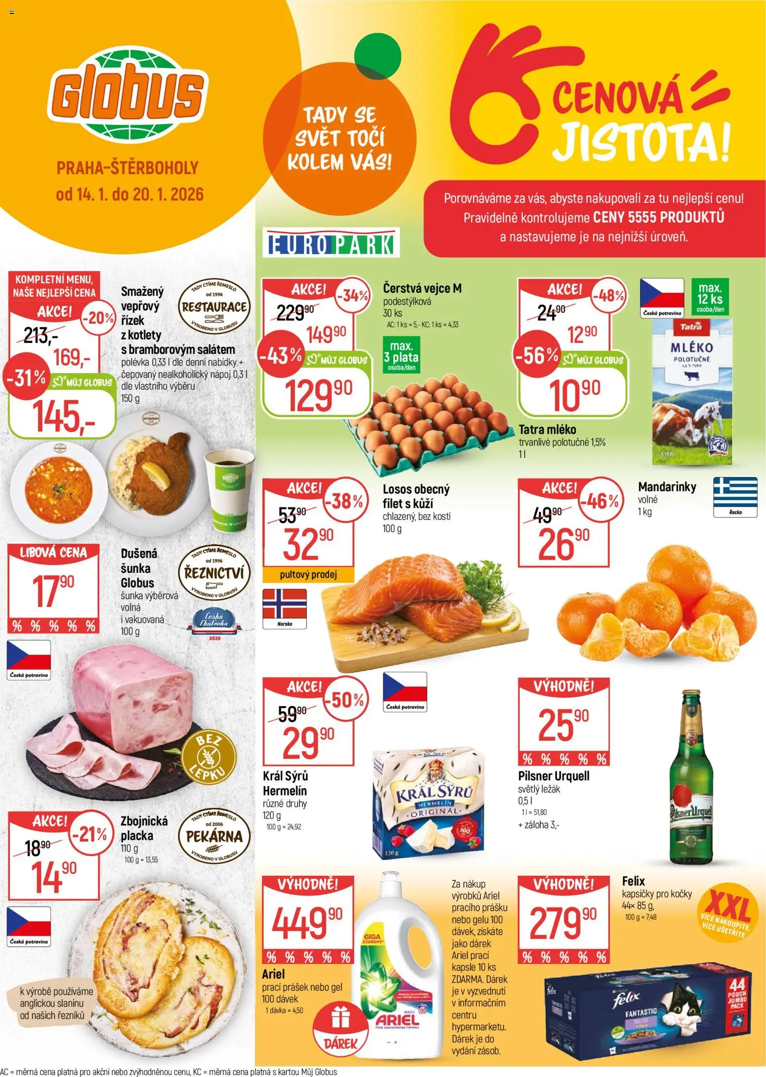 Náhled nabídky: Globus Praha-Štěrboholy platný od 14.01.2026