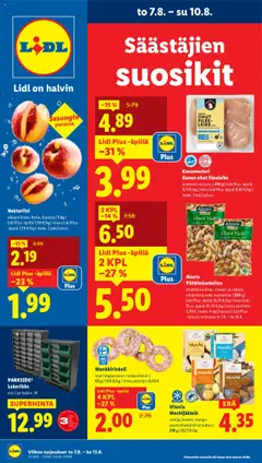 Kaupan Lidl Tarjoukset - Helsinki esikatselu, voimassa 07/08/2025