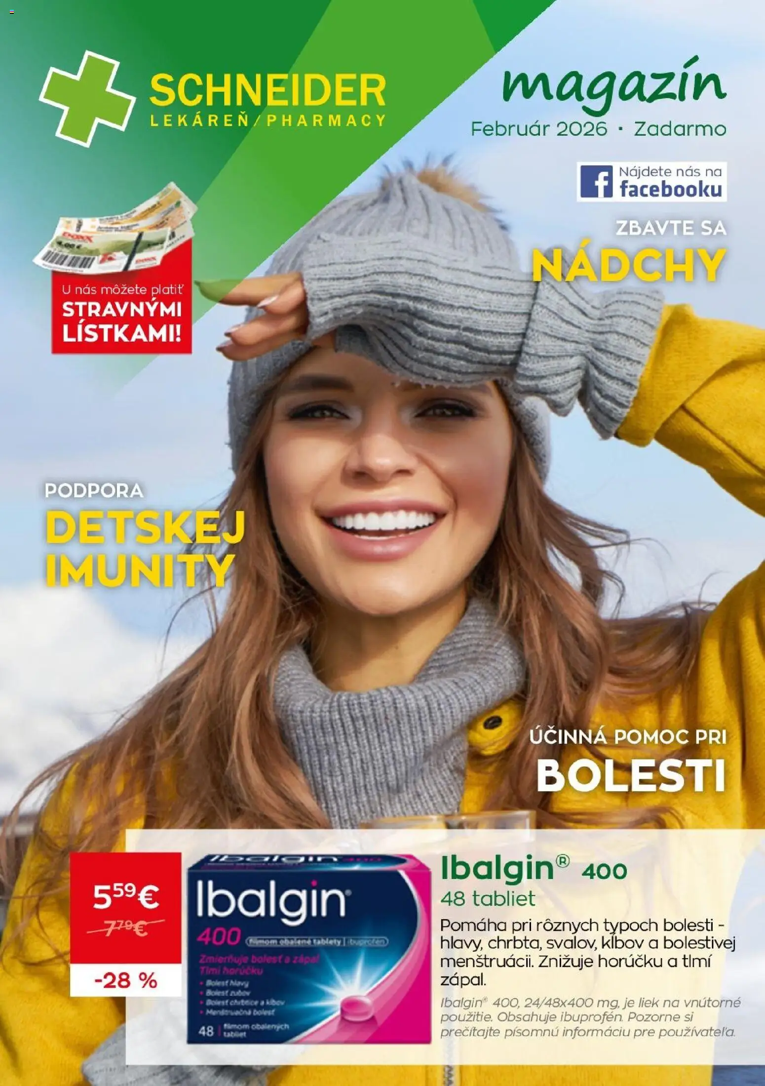 Náhľad Schneider lekáreň letáku platného od 01.02.2026