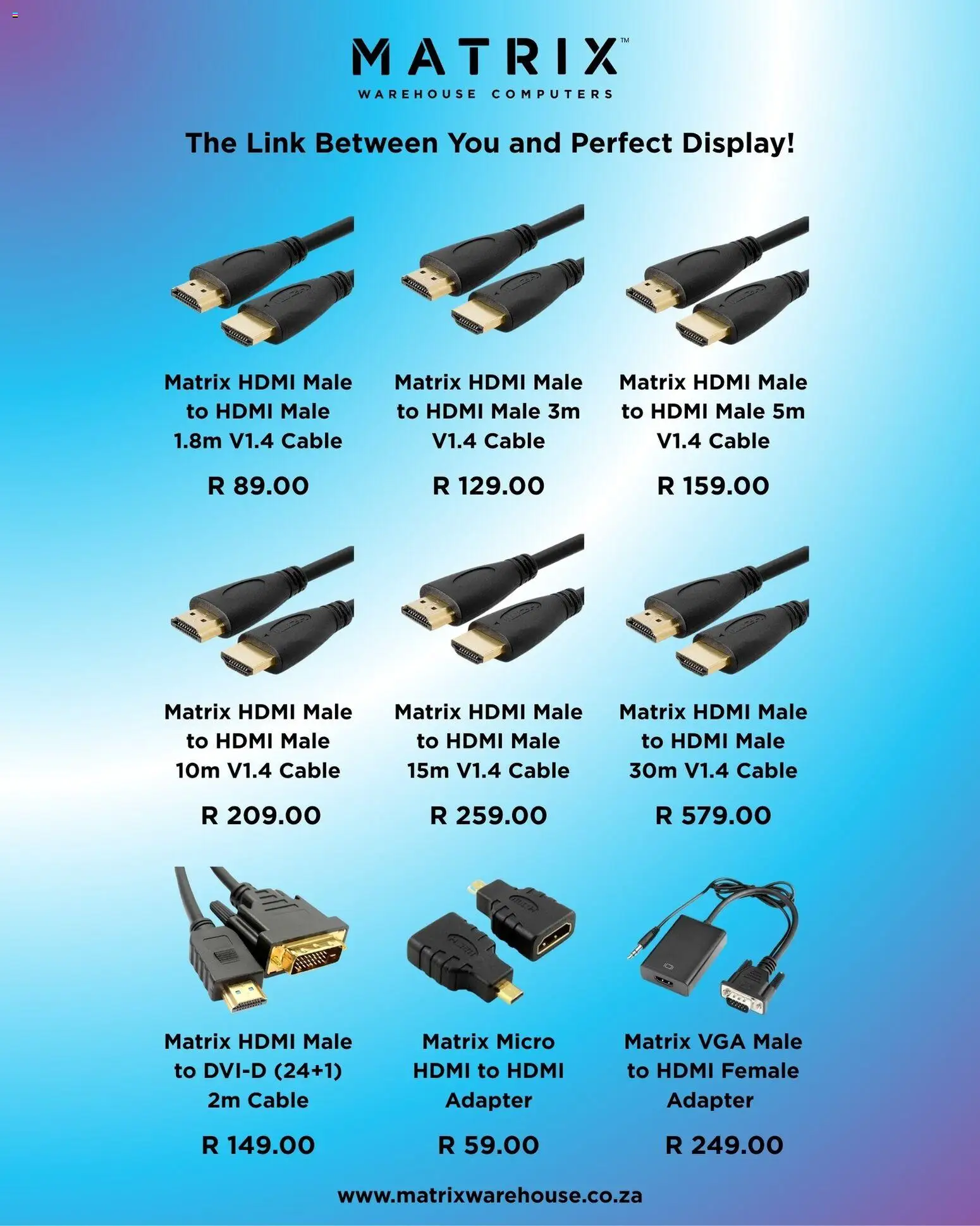 Preview of Matrix Warehouse flyer valid from 05/11/2025 - Adapter, Cable