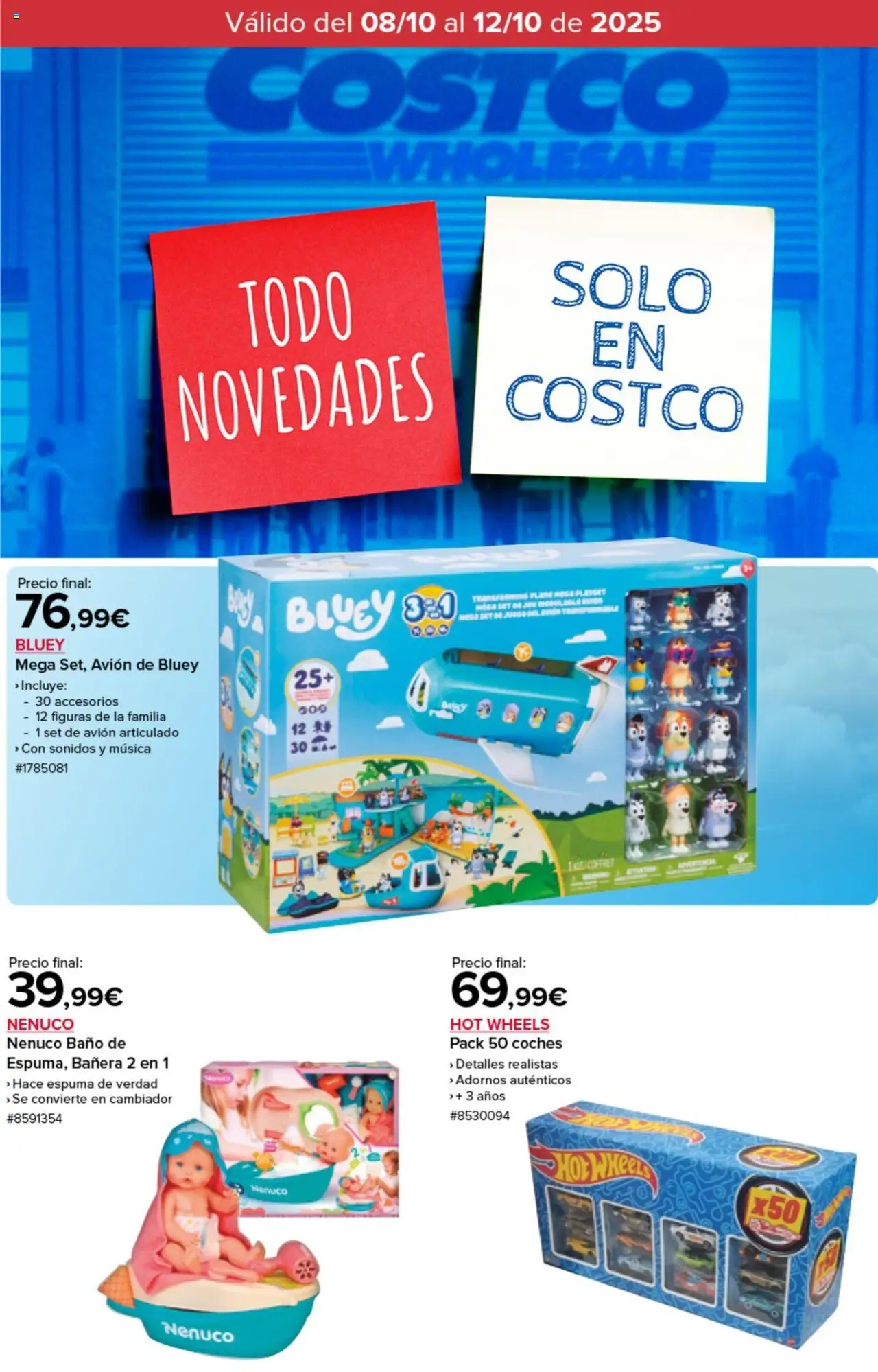 Costco Catálogo >> 09/10 - 12/10/2025 (folleto) - Baño, Espuma