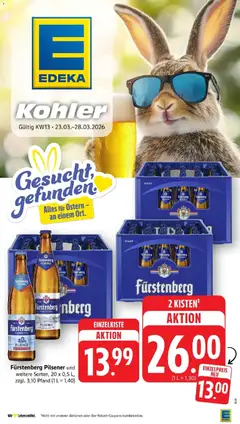 Vorschau von dem Prospekt des Geschäftes Edeka, gültig ab dem 23.03.2026