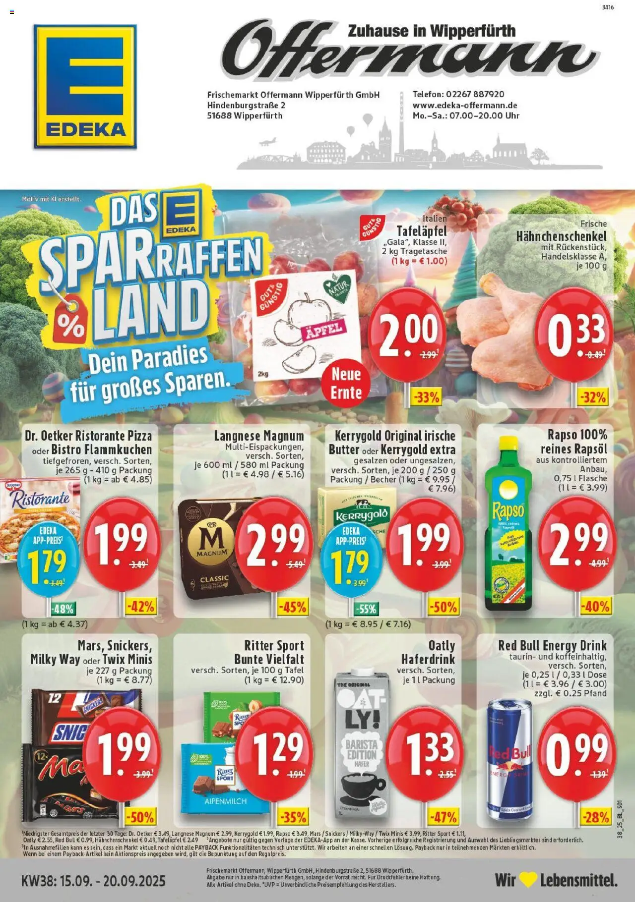 EDEKA Prospekt ab 14.09.2025 - Prospekt Wipperfürth Online