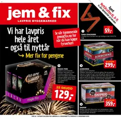 Forhåndsvis Kundeavis fra butikk Jem & Fix gyldig fra 21/12/2025