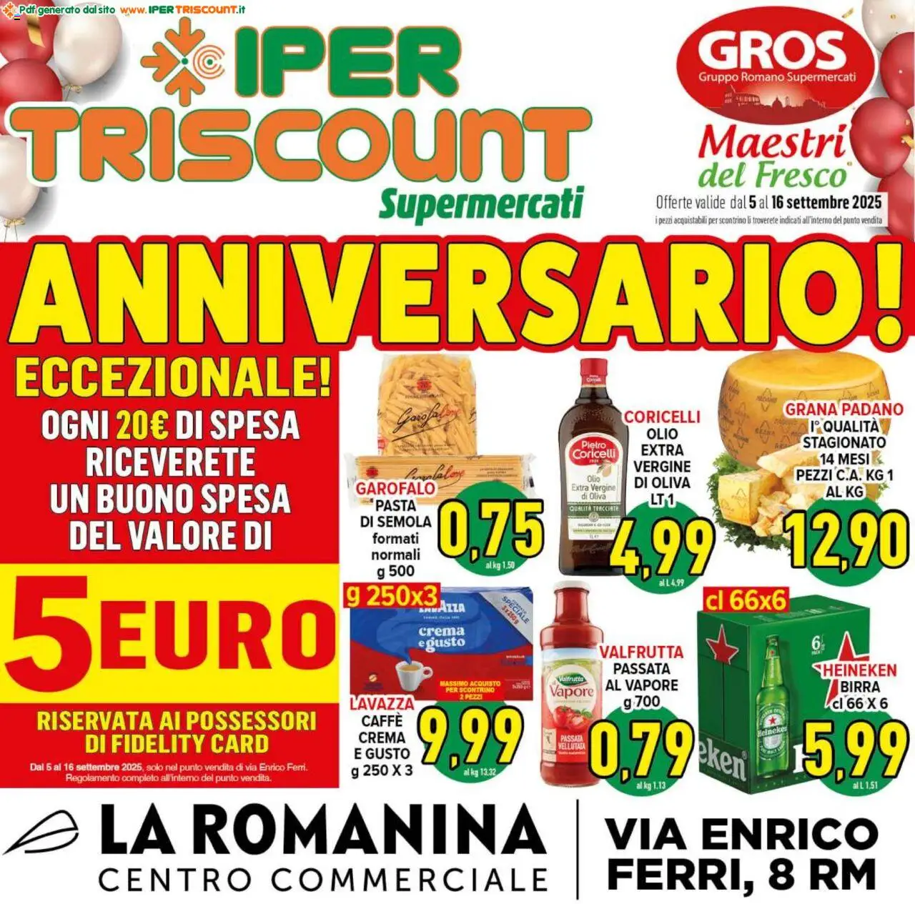 Volantino Ipertriscount valido da 05/09/2025 numero di pagina 1
