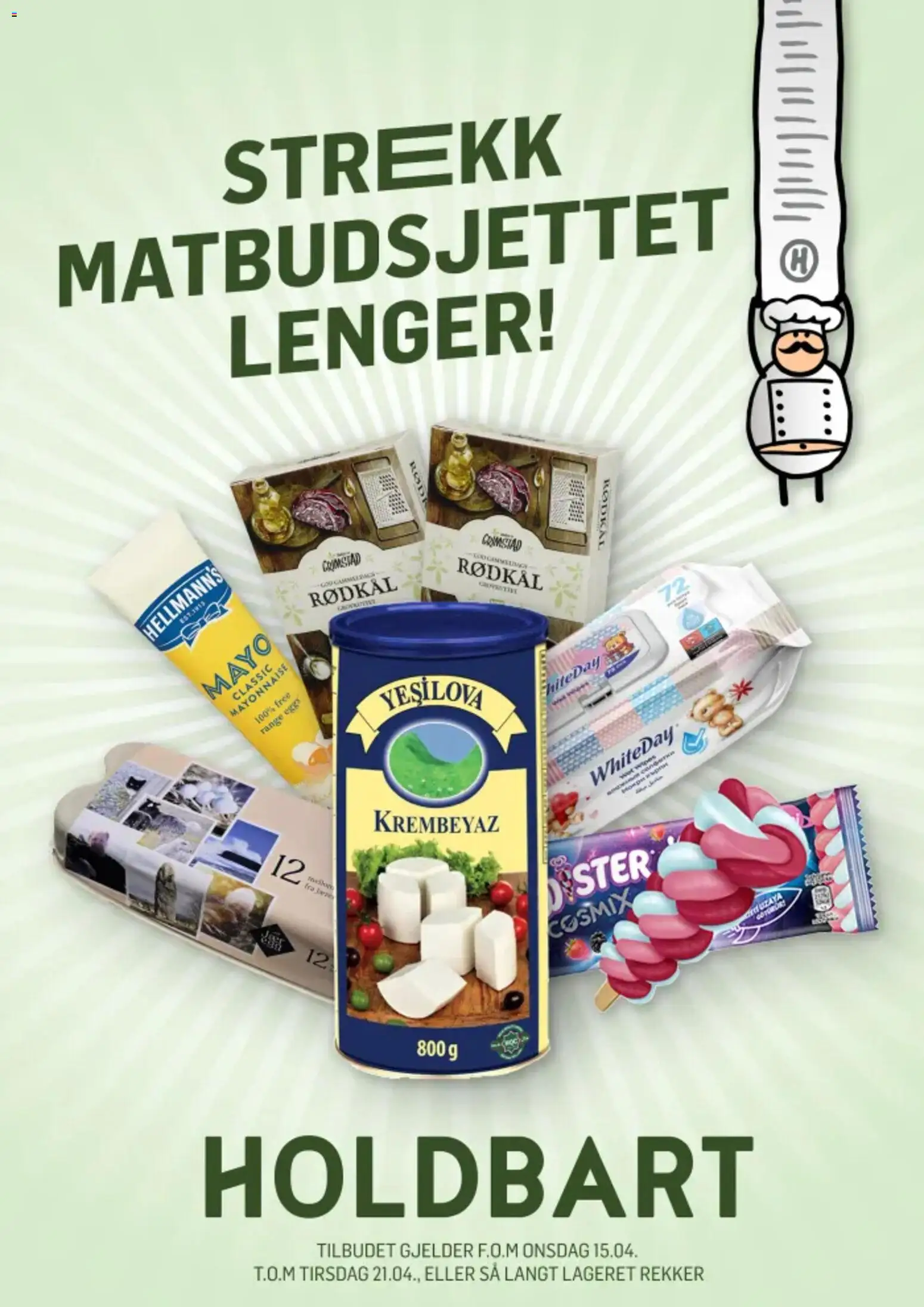 Forhåndsvis Holdbart kundeavis fra butikk Holdbart gyldig fra 15/04/2026