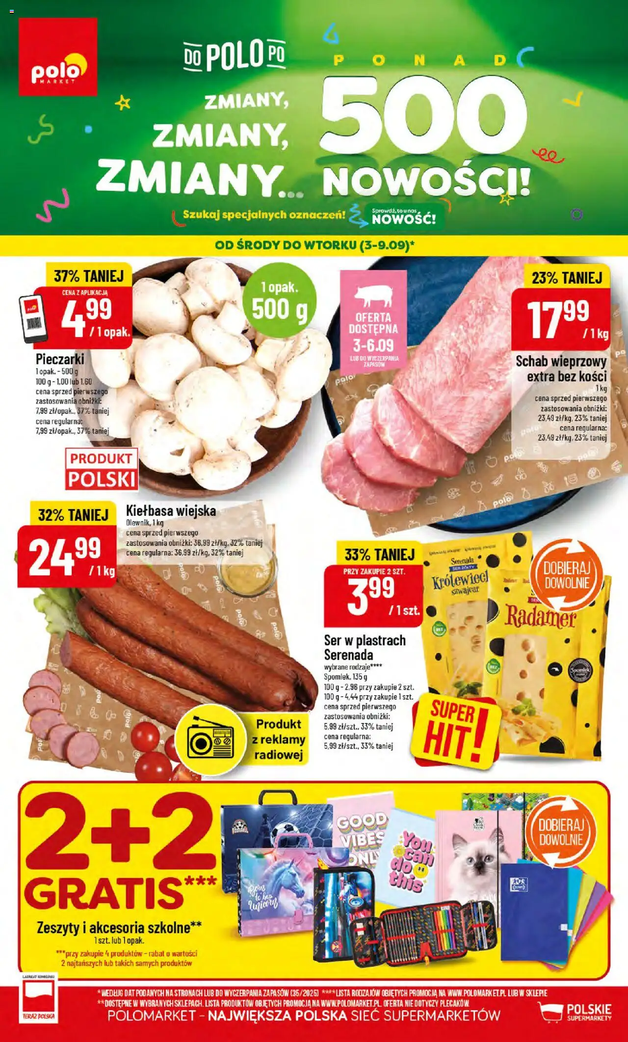 POLOmarket gazetka promocyjna (03.09.2025) - Nowa ulotka - Numer strony 1