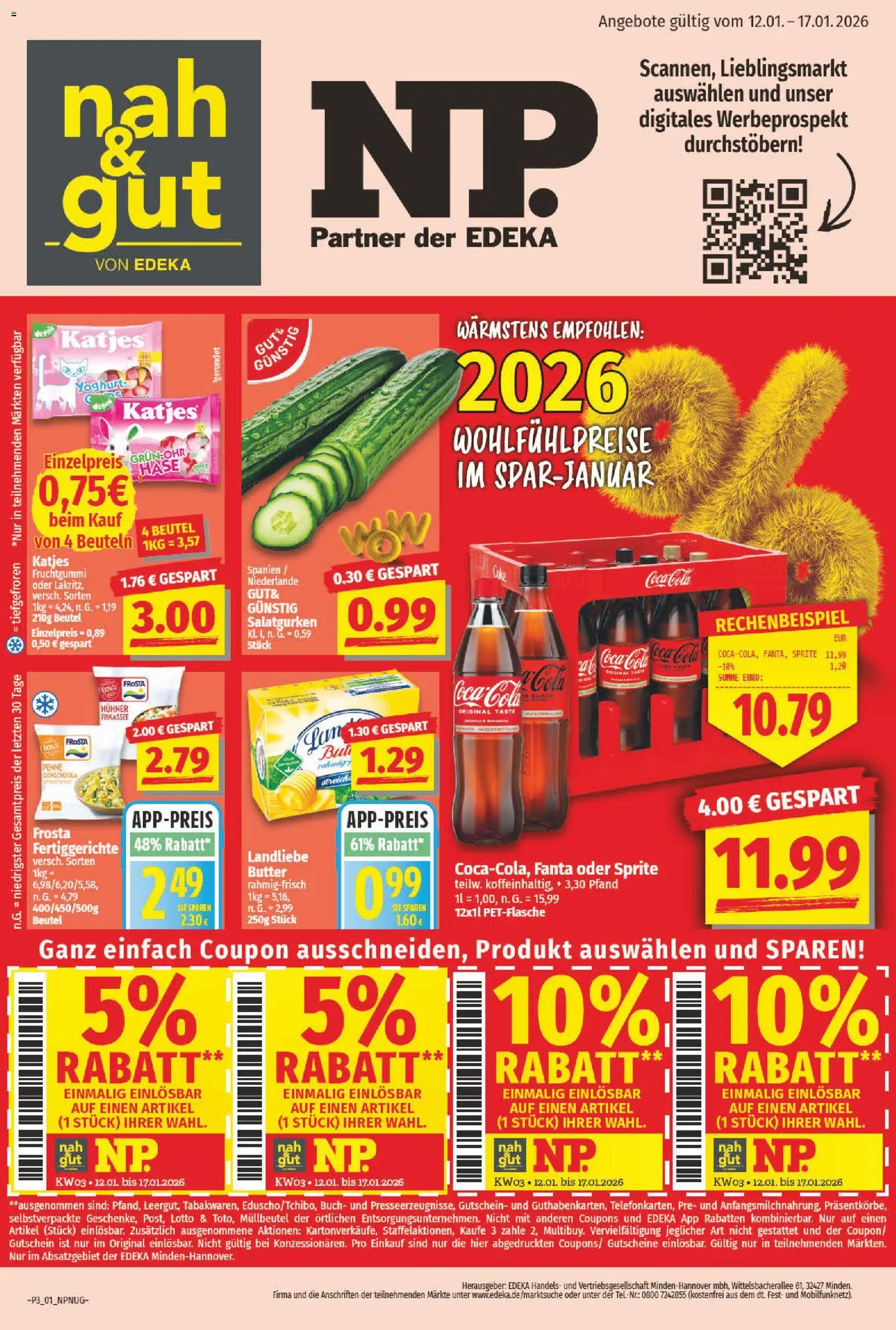 Vorschau von dem Prospekt des Geschäftes NP Discount, gültig ab dem 12.01.2026