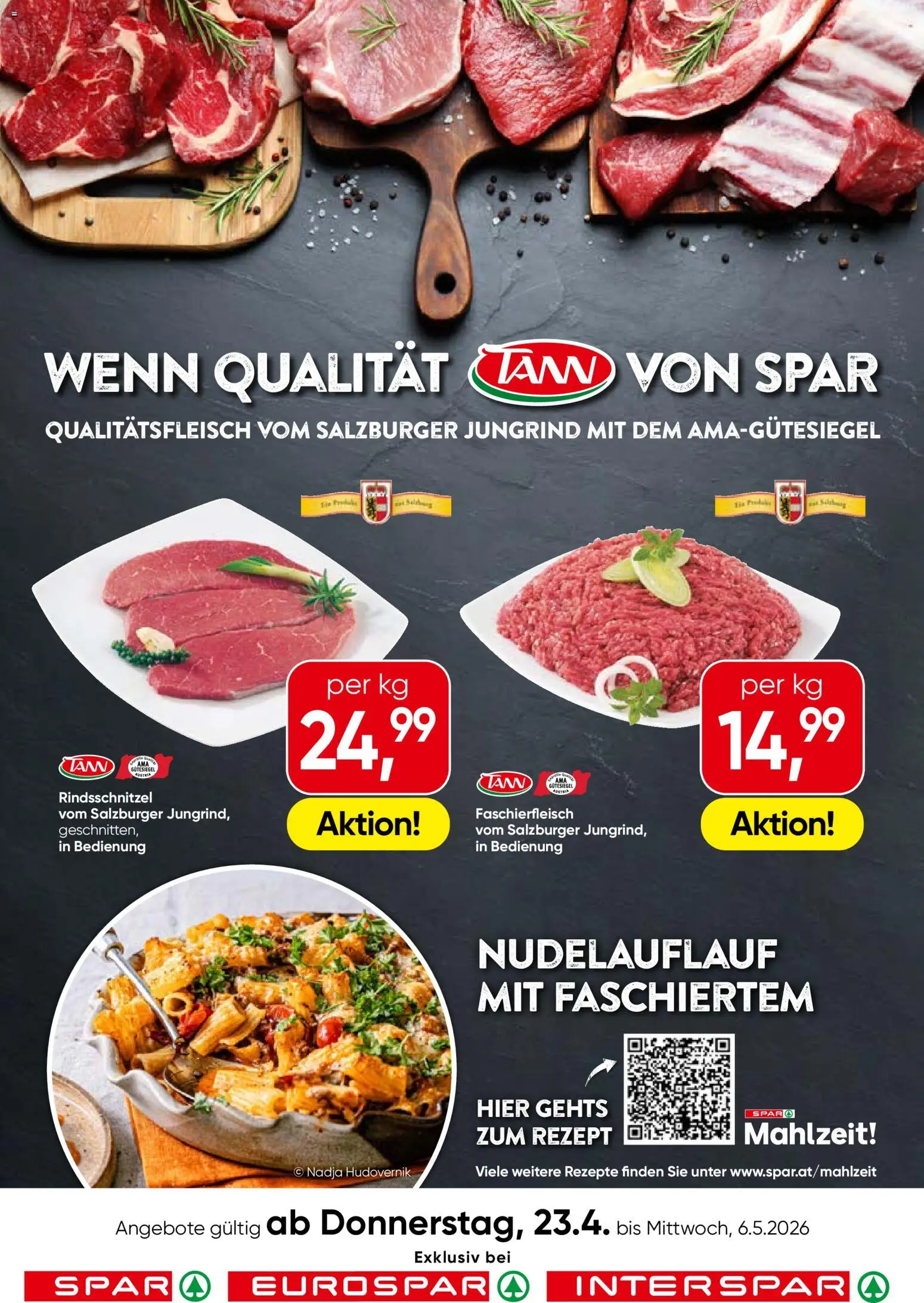 Vorschau der Angebote: Spar Spar TANN Einleger- Salzburg gültig ab 23.04.2026