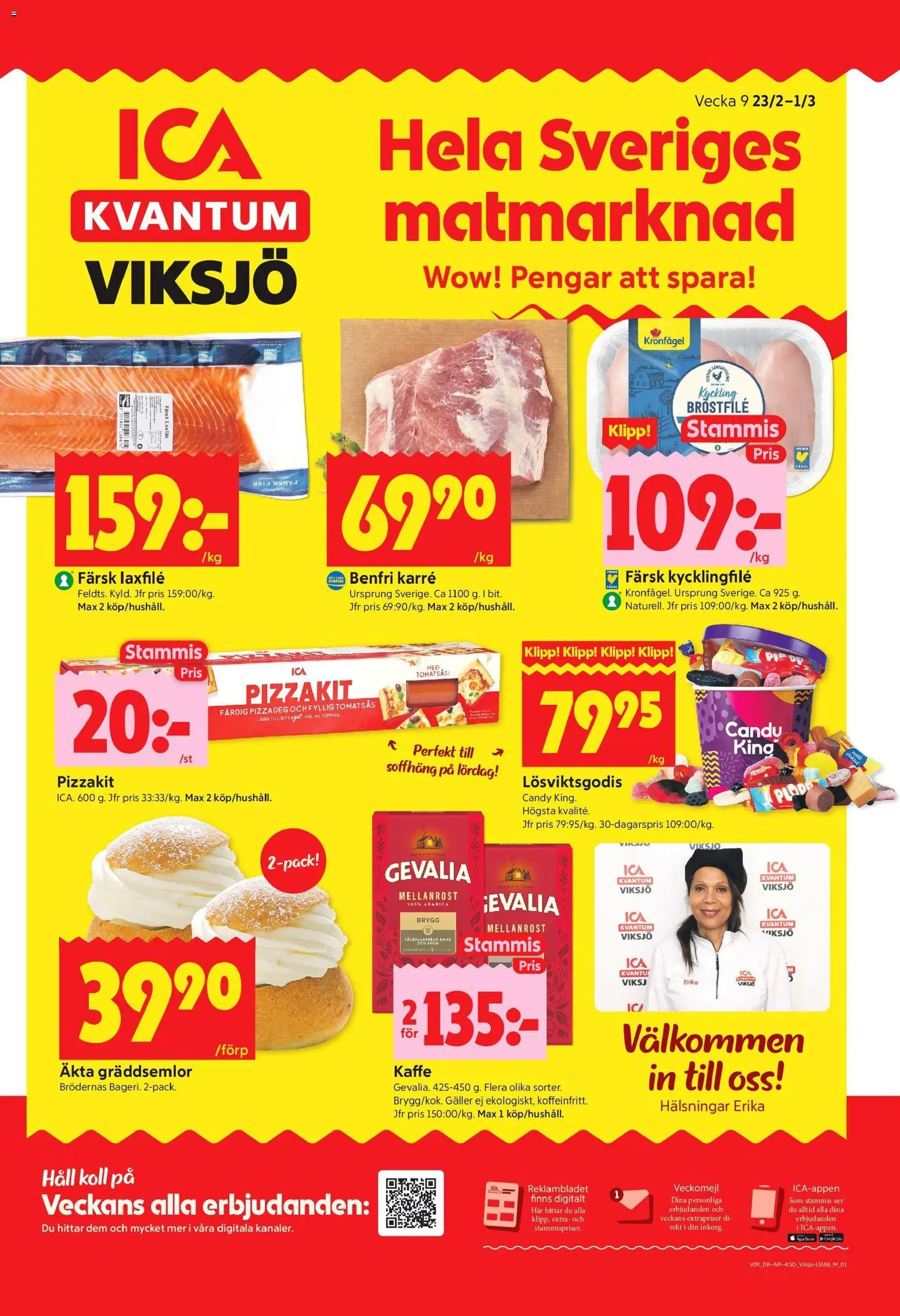 Förhandsgranska reklamblad Järfälla från butik ICA Kvantum gäller från 23/02/2026