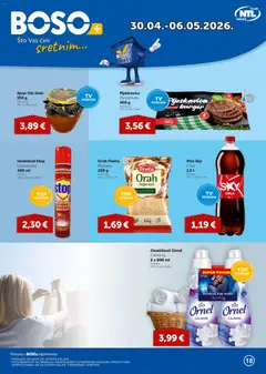 Pregled letka Boso Katalog trgovine Boso vrijedi od 30.04.2026