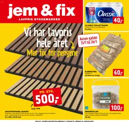 Forhåndsvis Kundeavis fra butikk Jem & Fix gyldig fra 11/01/2026