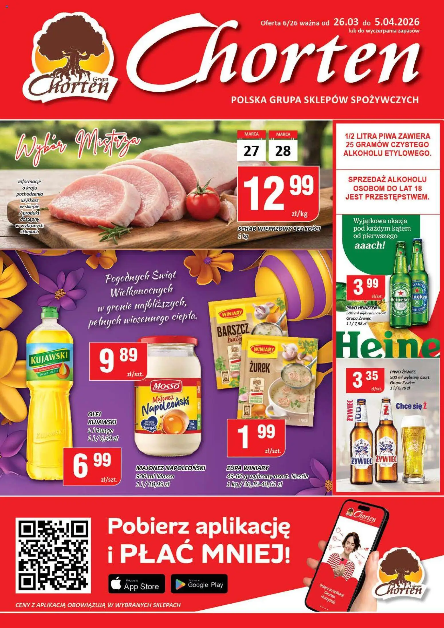 Pogląd gazetki "Chorten gazetka" ze sklepu Chorten ważnej od 26.03.2026