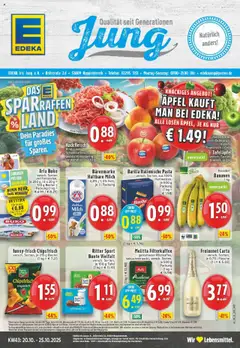 Vorschau von dem Prospekt des Geschäftes Edeka, gültig ab dem 19.10.2025