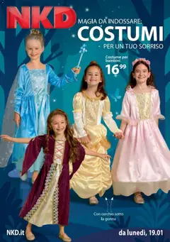 Anteprima dell'opuscolo Volantino Costumi dal negozio NKD valido da 19/01/2026