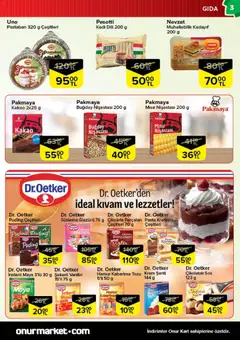 Onur Market Katalog 11.11.2025 - Broşürünün önizlemesi | Strana: 3