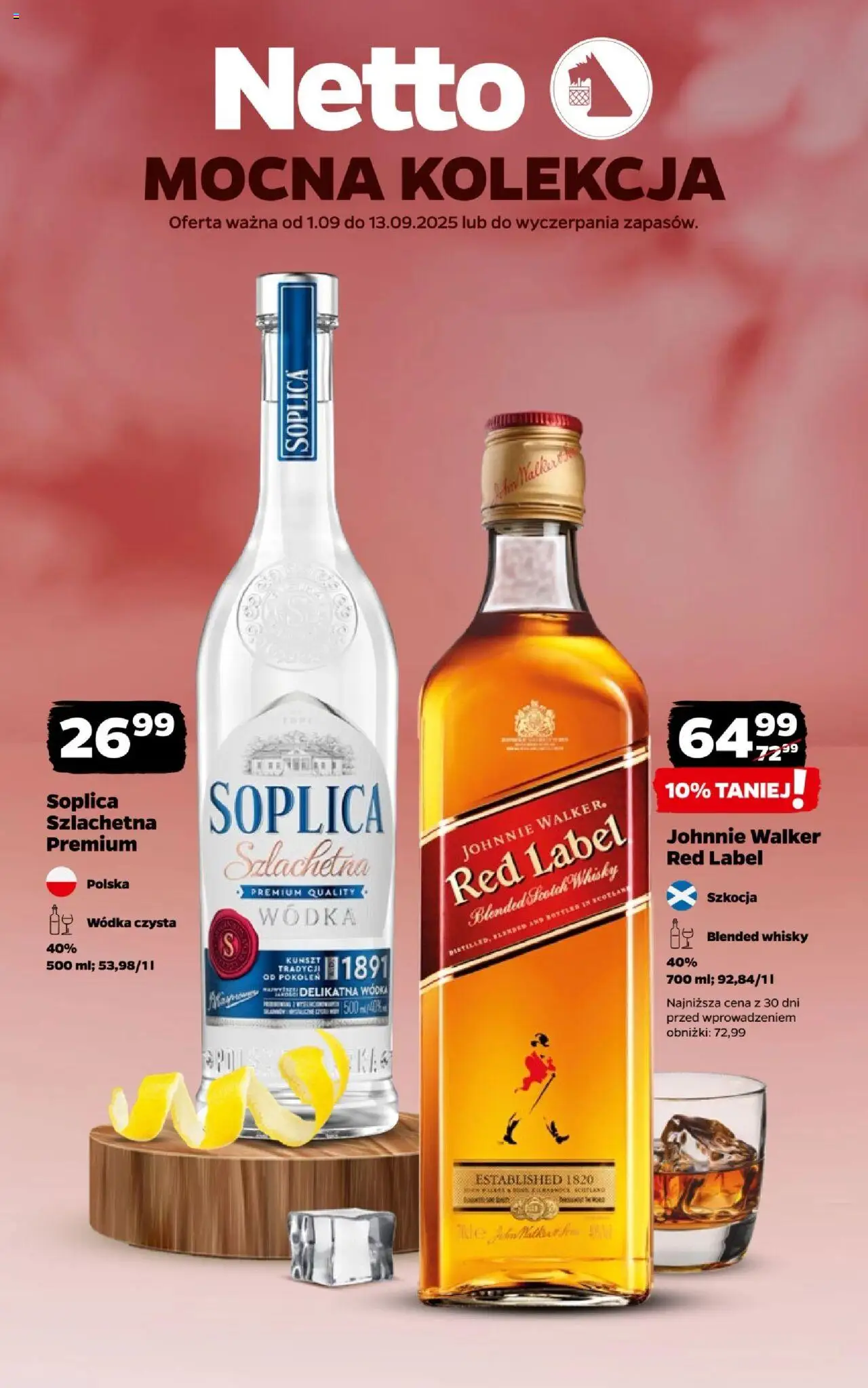NETTO Alkohole mocne od 01.09.2025 - Nowa ulotka (PFD) - Numer strony 1