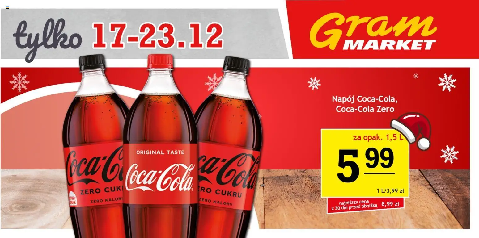 Pogląd gazetki "Niesłychanie Niskie Ceny" ze sklepu Gram Market ważnej od 19.12.2025