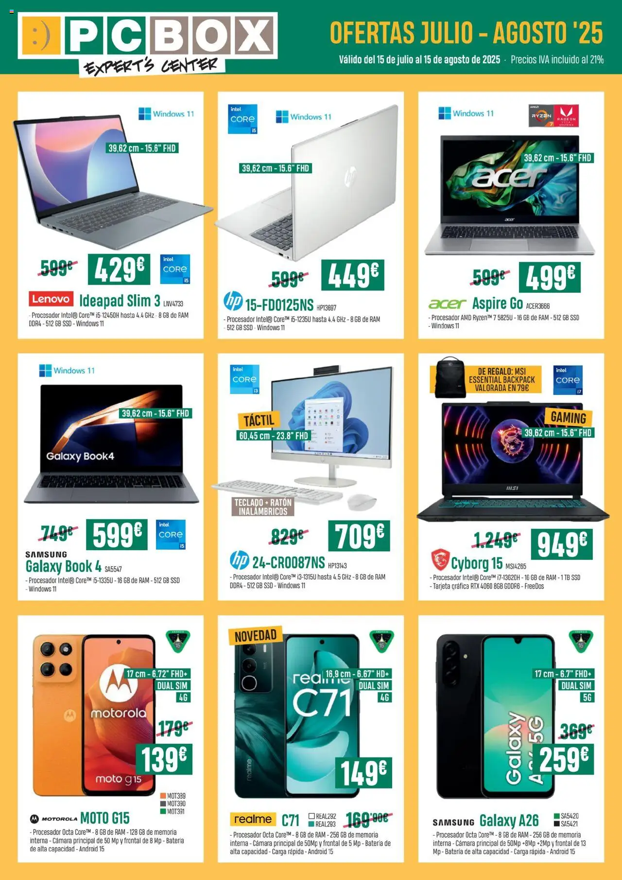 PC Box Folleto > 15/07 - 15/08/2025 > Ofertas