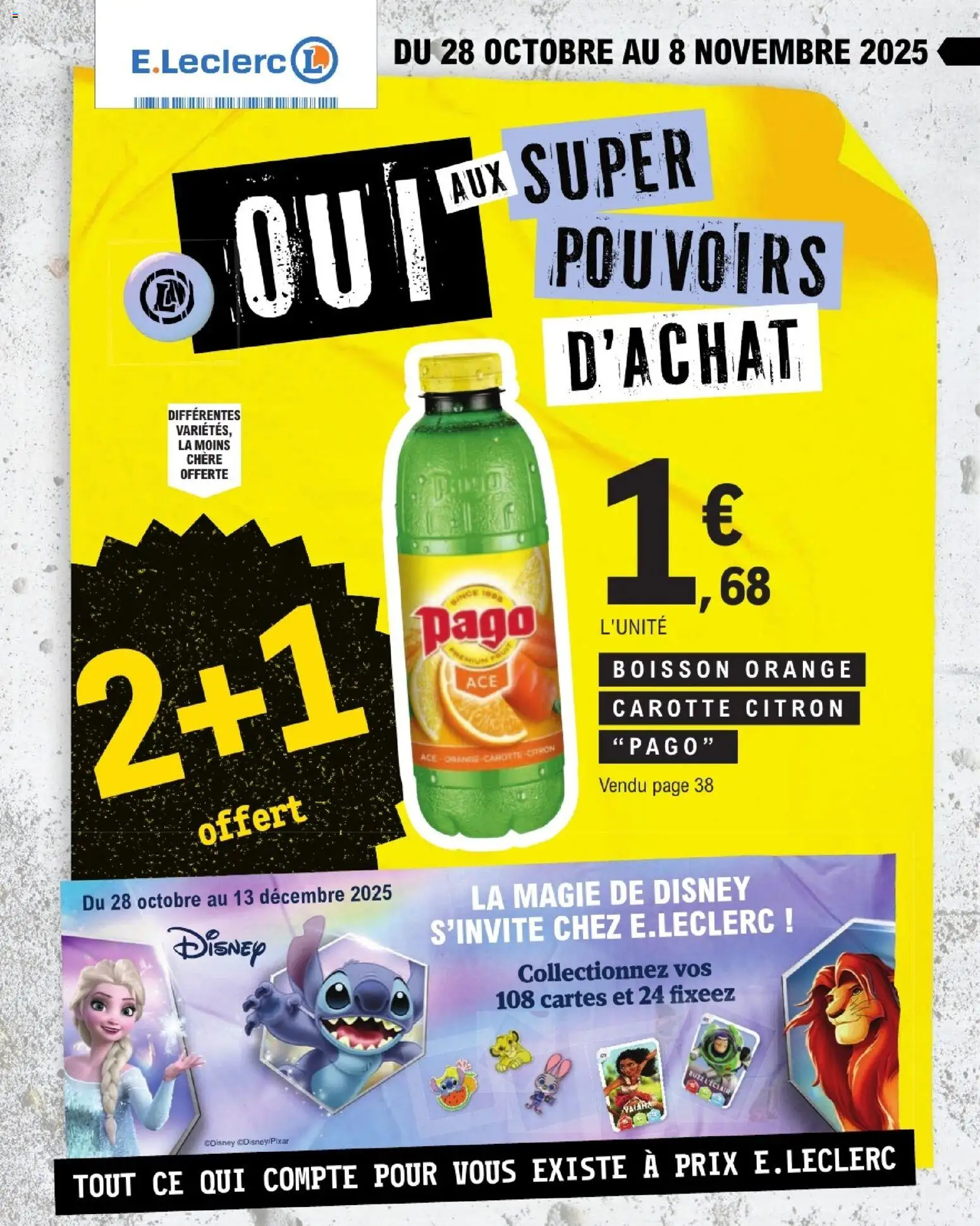 Catalogue Evenement de la boutique E.Leclerc valable du 28/10/2025 - Page numéro 1