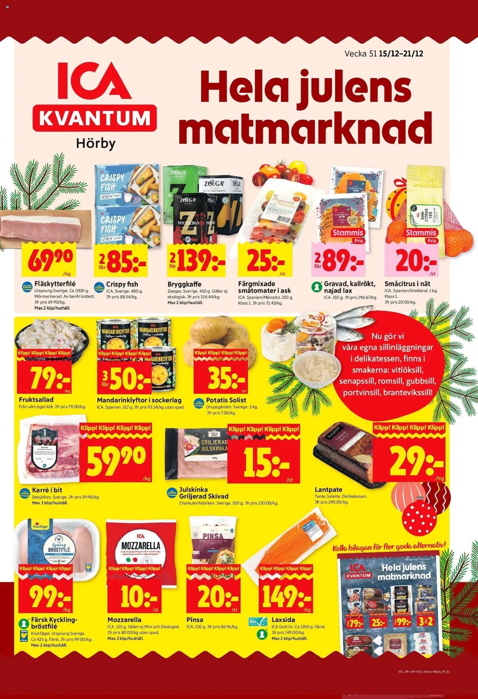 Förhandsgranska reklamblad Hörby från butik ICA Kvantum gäller från 15/12/2025