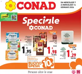 Anteprima dell'opuscolo Volantino Piemonte dal negozio Conad valido da 07/01/2026