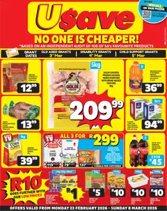 Preview of Usave flyer valid from 23/02/2026