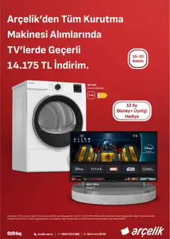 Arçelik Katalog 16.11.2025 - Broşürünün önizlemesi | Strana: 92