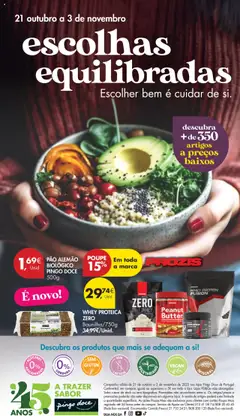 Pré-visualização do folheto da loja Pingo Doce válida a partir de 21/10/2025