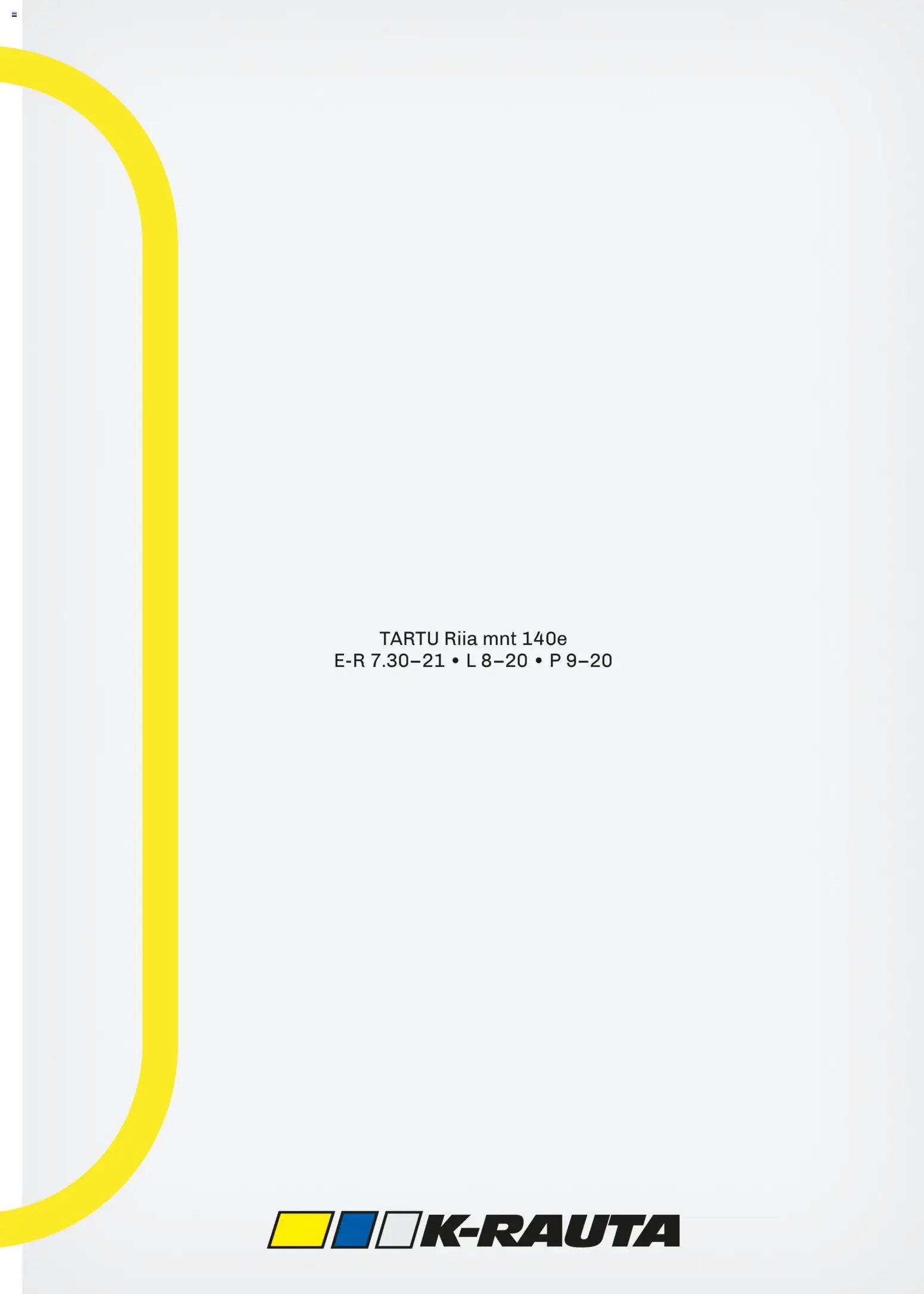 K-Rauta kliendilehe eelvaade alates 2025.12.01